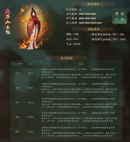 神都夜行录千山女魃有什么样的技能？千山女魃技能分析介绍