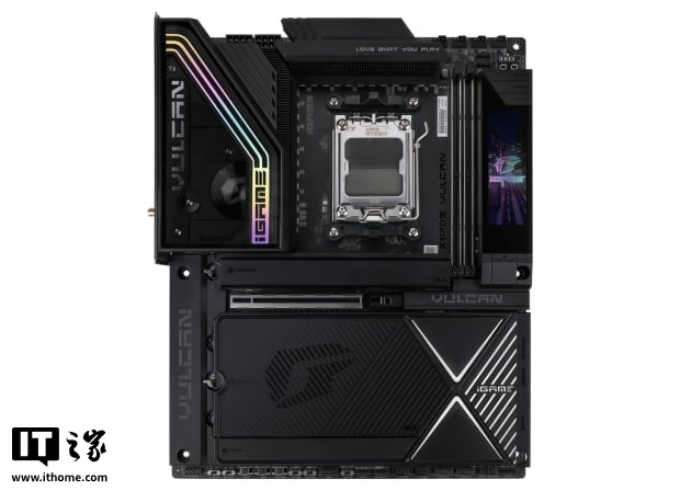 七彩虹发布 iGame X870E Vulcan OC V14 主板：自带 LCD 屏，支持 DDR5-10000 内存
