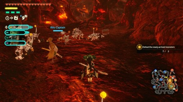 塞尔达无双封印战记火焰与流沙怎么过 火焰与流沙全流程图文攻略