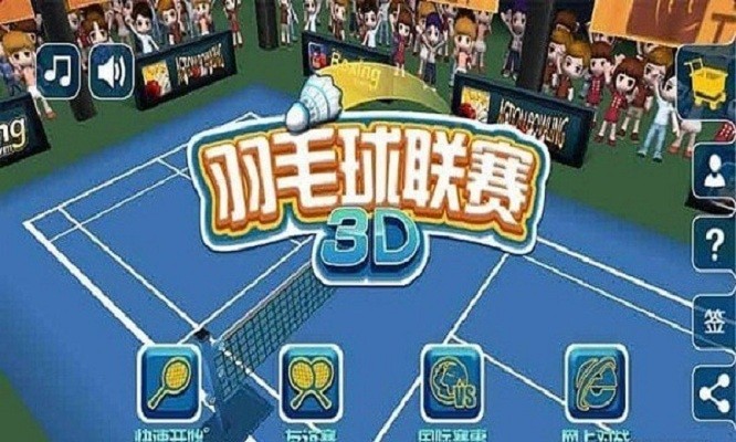 羽毛球3d联赛