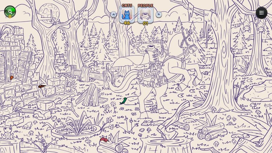 隐藏在幽灵村的猫绿色版