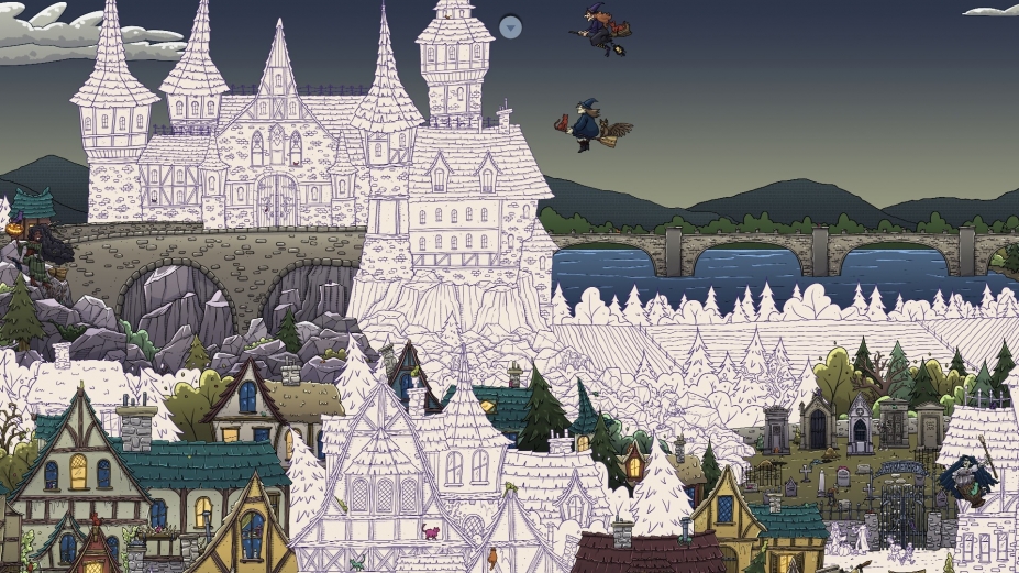 隐藏在幽灵村的猫绿色版