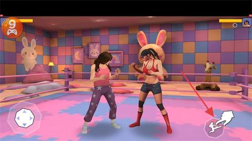 美女摔跤模拟器