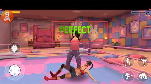 美女摔跤模拟器