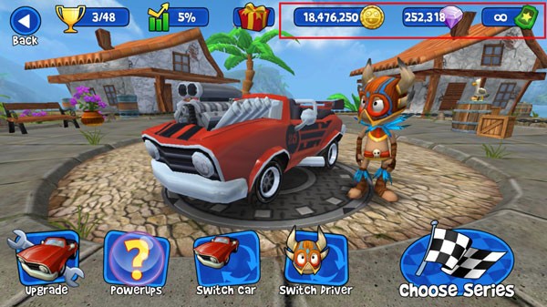 4d极速沙滩赛车无限钻石版