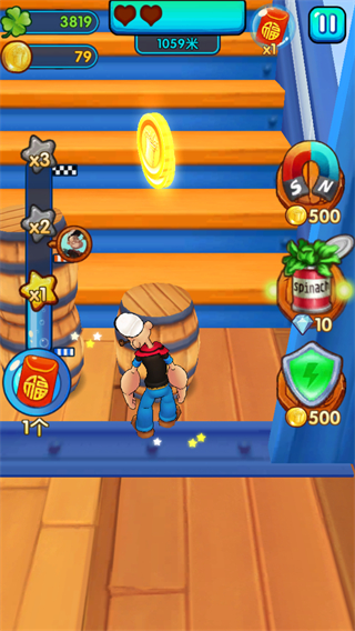 大力水手跑酷内购