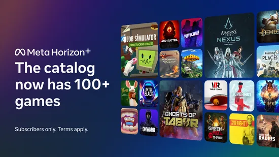Meta Horizon 订阅游戏库已包含100多款VR游戏
