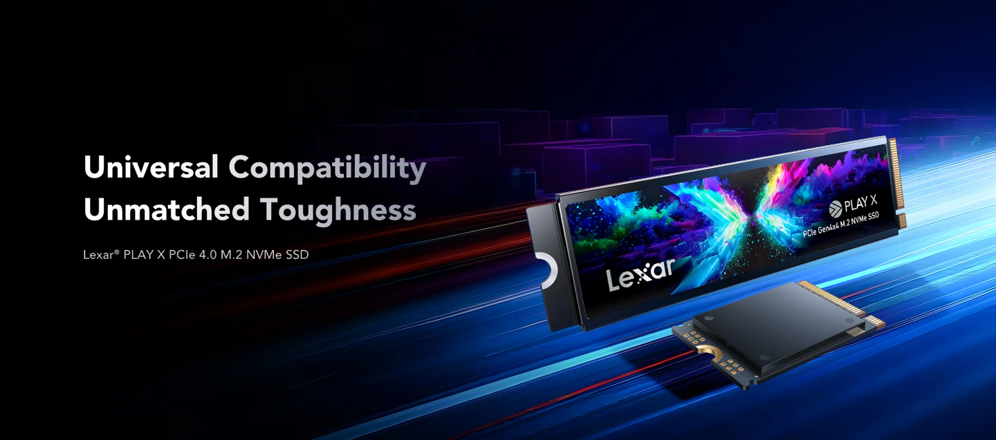 雷克沙推出 M.2 2230 固态硬盘 PLAY X：7400MB/s 顺序读，提供 2280 转接