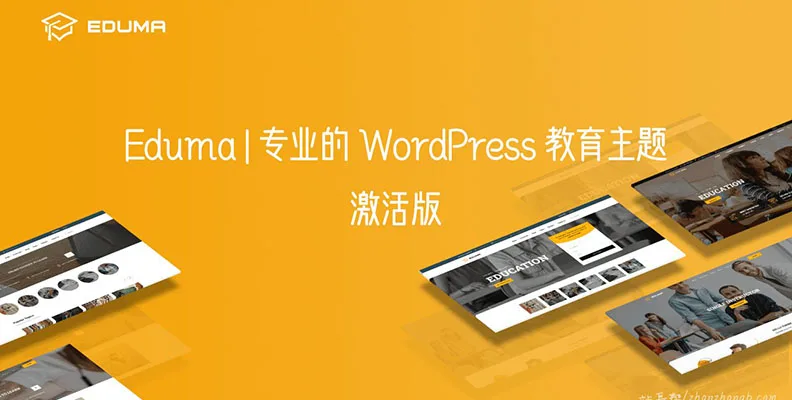 Eduma v5.8.1 汉化版  WordPress 教育/课程主题