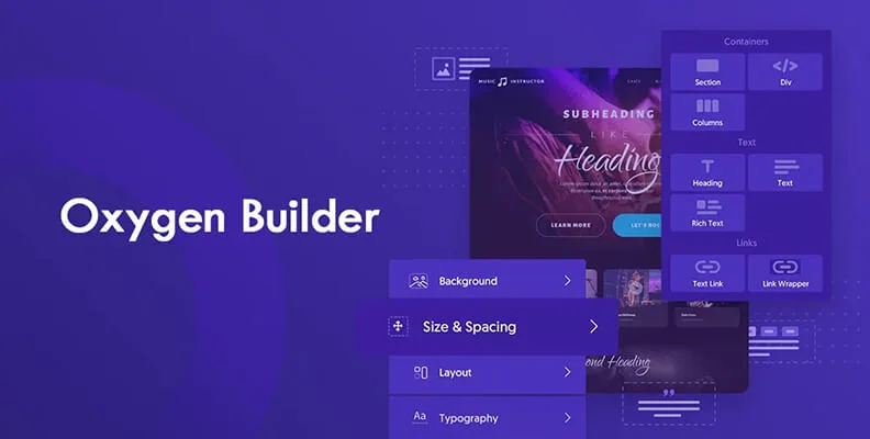 Oxygen Builder v4.9.4    WordPress 可视化编辑器