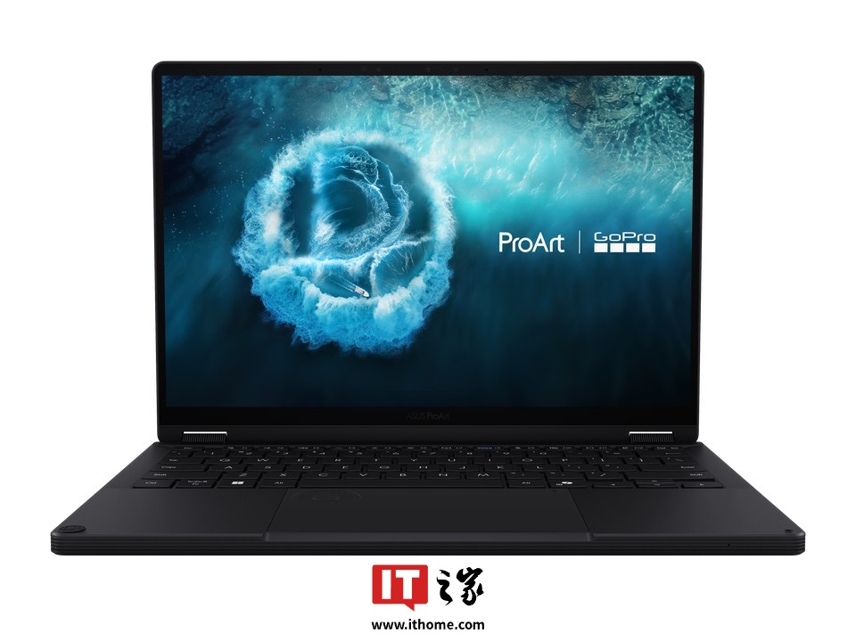 华硕推出 GoPro 联名版 ProArt PX13 翻转创意本，集成专属快捷键