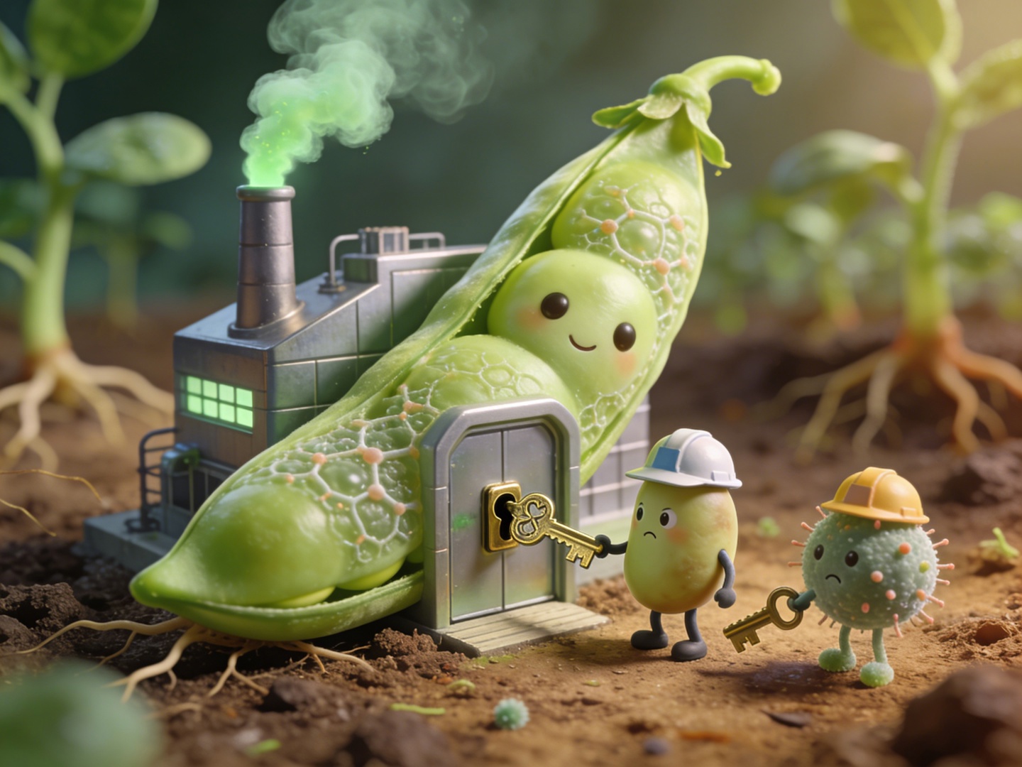 首次破解：中国科学院揭示豆科植物与根瘤菌之间共生的“密码暗号”