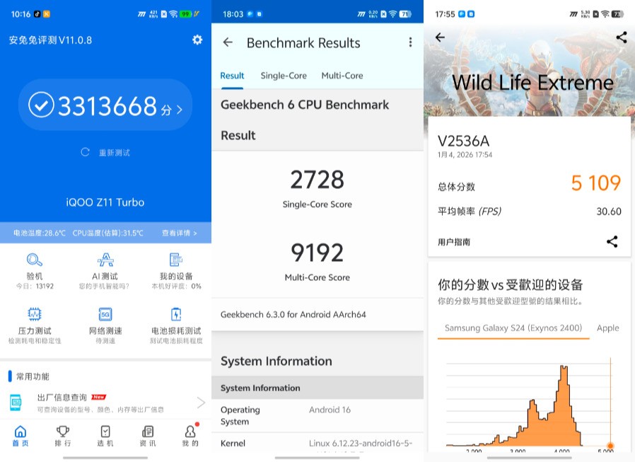 iQOO Z11 Turbo游戏实测：自带“独显”的双芯战神