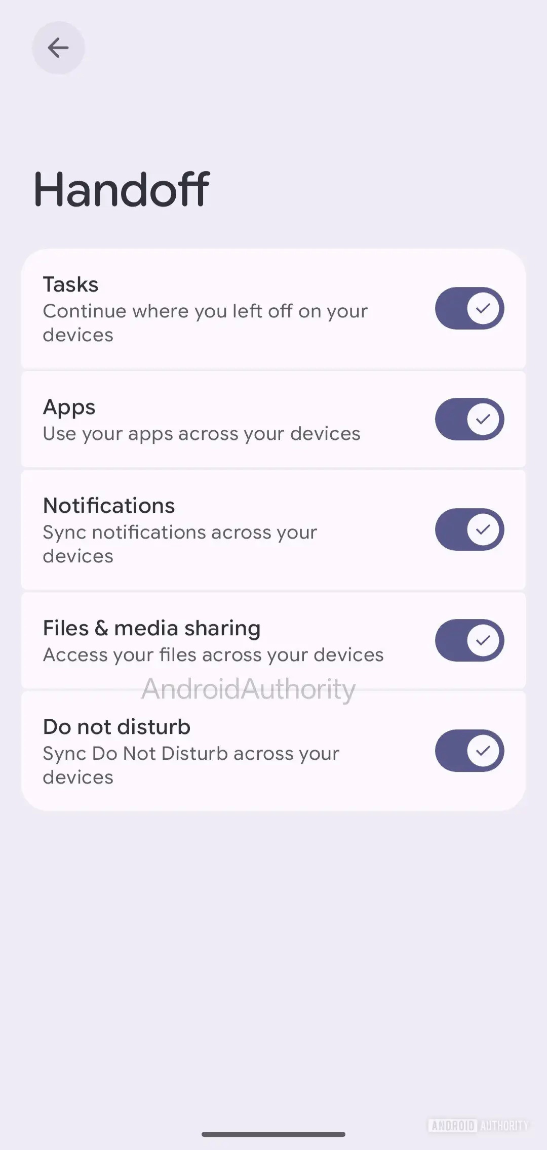 曝谷歌为 Android 系统开发更多跨设备协作功能，具备勿扰模式同步、通用剪切板、“接力”等