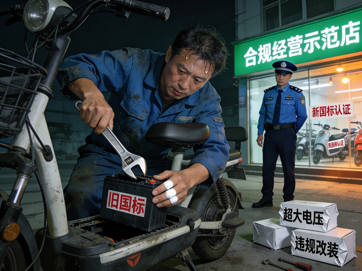 北京警方严打违规改装销售不合格电动自行车等违法犯罪，21 人被采取刑事强制措施