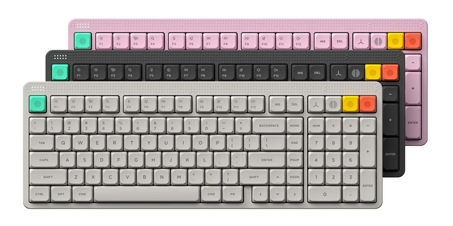 NuPhy Node100 三模机械键盘上市：高矮 6 轴体、3 配色可选，498.95 元