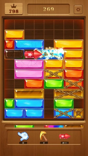 方块宝石滑消消