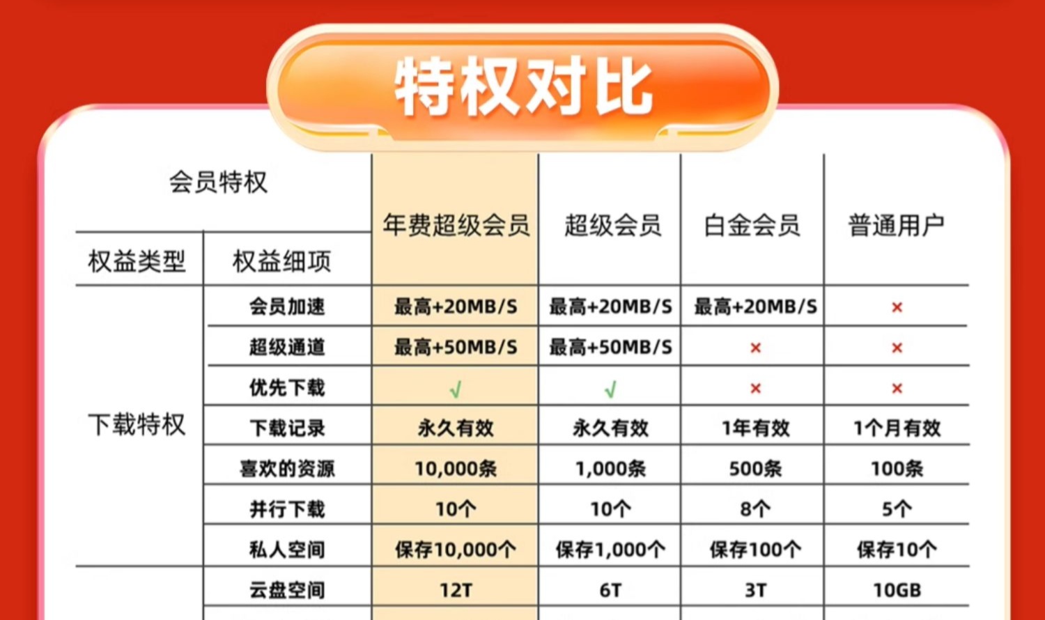 12T 网盘 + 每天 1000 次云添加：迅雷超级会员约 10 元 / 月年货节大促