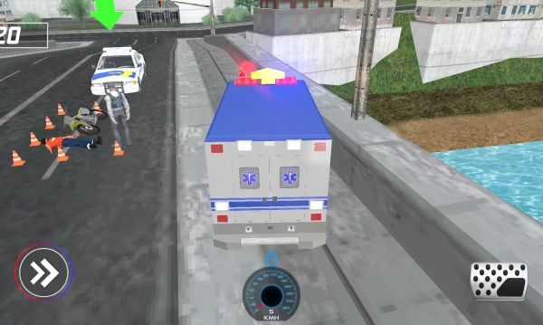 救护车极速飞驰