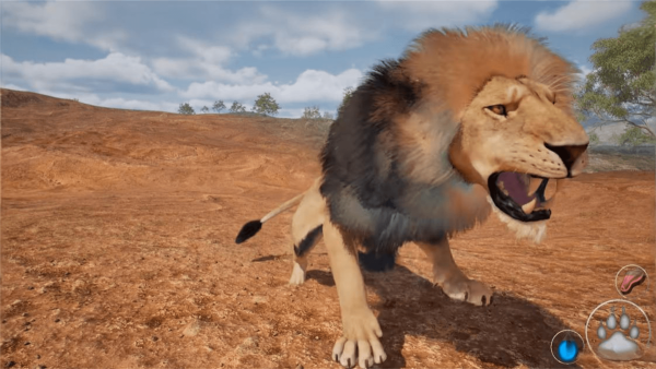 模拟狮子捕猎战场