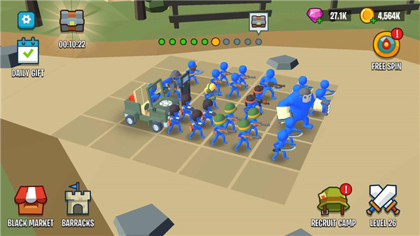 火柴人战争部队免广告版