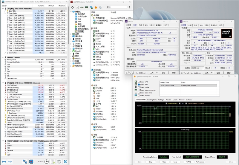 微星首款全白设计的M-ATX小板！ MPG B850M EDGE TIMAX WIF刀锋 钛评测：性能媲美顶级X870E主板