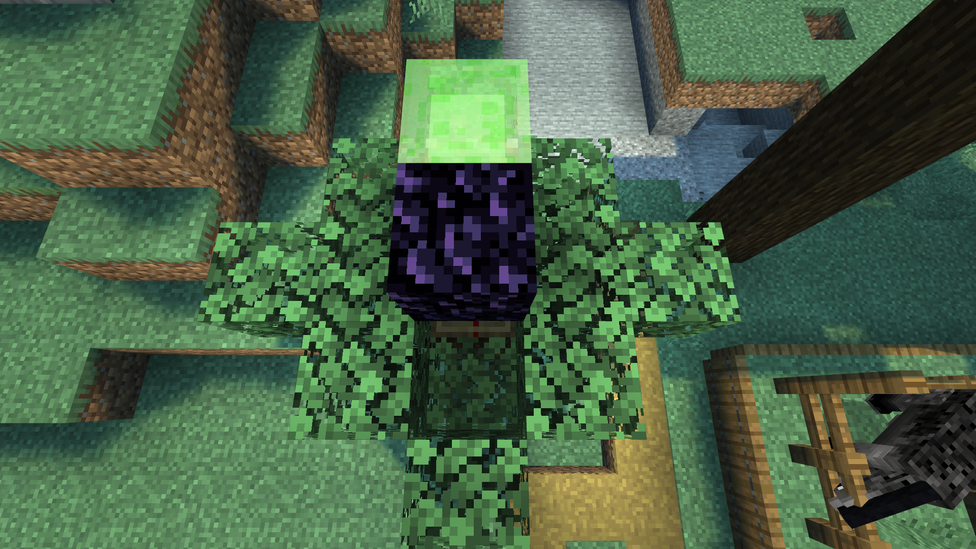 《我的世界：移动版》弹跳平台搭建教程