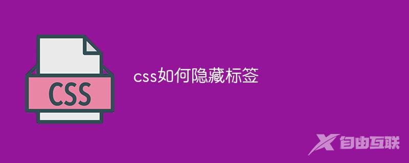 css如何隐藏标签