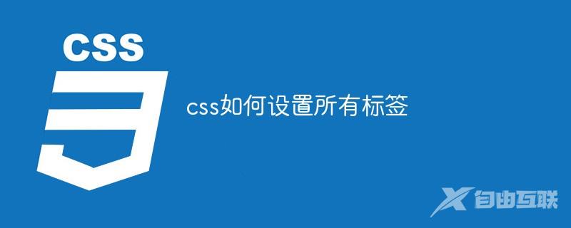 css如何设置所有标签
