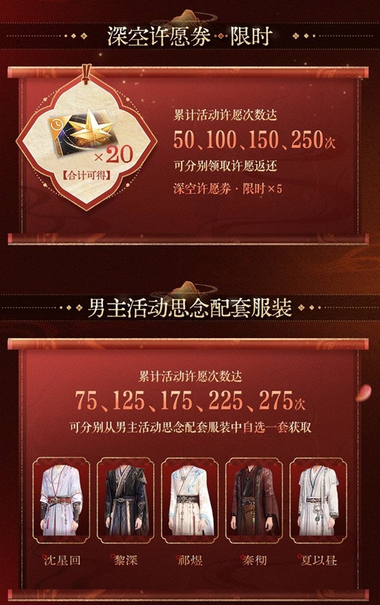 《恋与深空》人间缱倦意许愿规则介绍