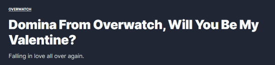 黑皮女神真香！IGN表白《OW》新英雄:想当她情人