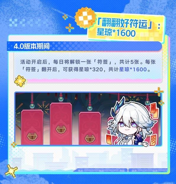 崩坏星穹铁道4.0版本福利汇总