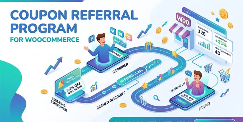 Coupon Referral Program for WooCommerce v1.8.6 汉化版    推荐返利