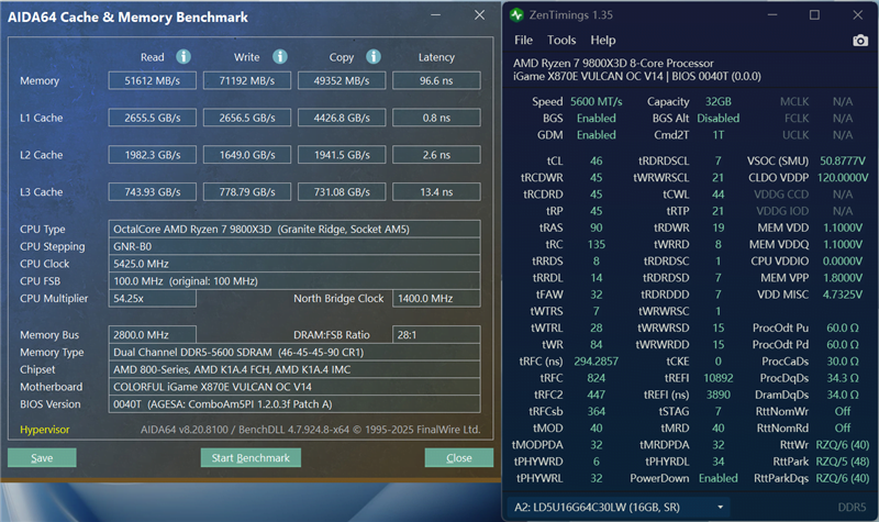 AMD X3D最强优化！七彩虹iGame X870E Vulcan OC V14火神主板评测：专属优化 温度更低性能更强