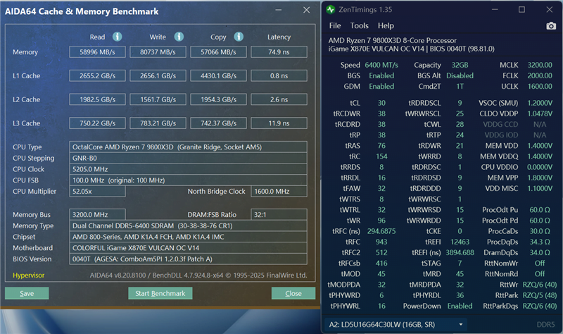 AMD X3D最强优化！七彩虹iGame X870E Vulcan OC V14火神主板评测：专属优化 温度更低性能更强