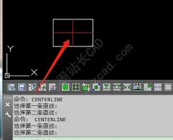 cad矩形如何快速添加中心线
