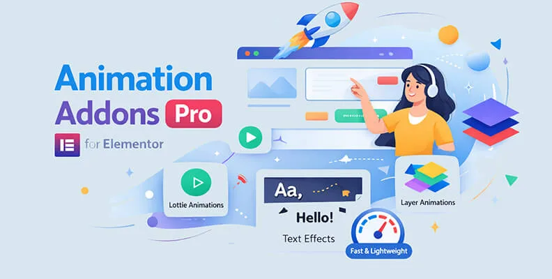Animation Addons Pro v2.6.2 汉化版    Elementor 动态效果插件