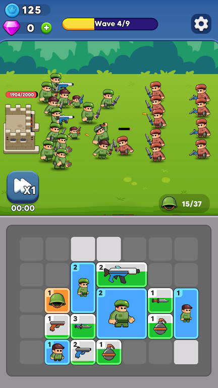 背包战争：合成对战(合成策略战斗游)