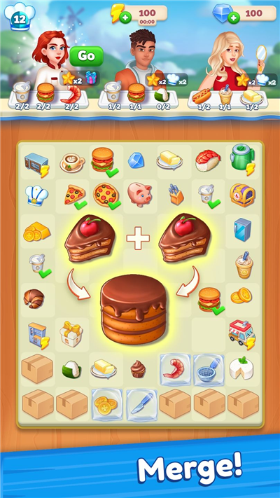 合并梦想餐厅 1