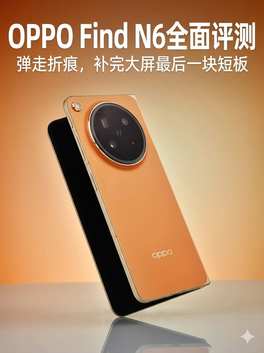 OPPO Find N6全面评测 弹走折痕,补完大屏最后一块短板