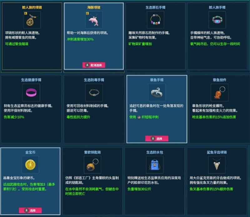 潜水员戴夫护符搭配推荐