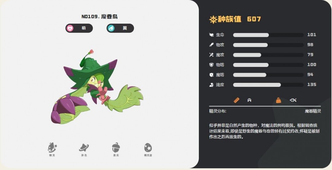 洛克王国世界魔眷鸟最强技能搭配推荐