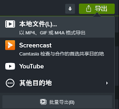Camtasia如何导出GIF