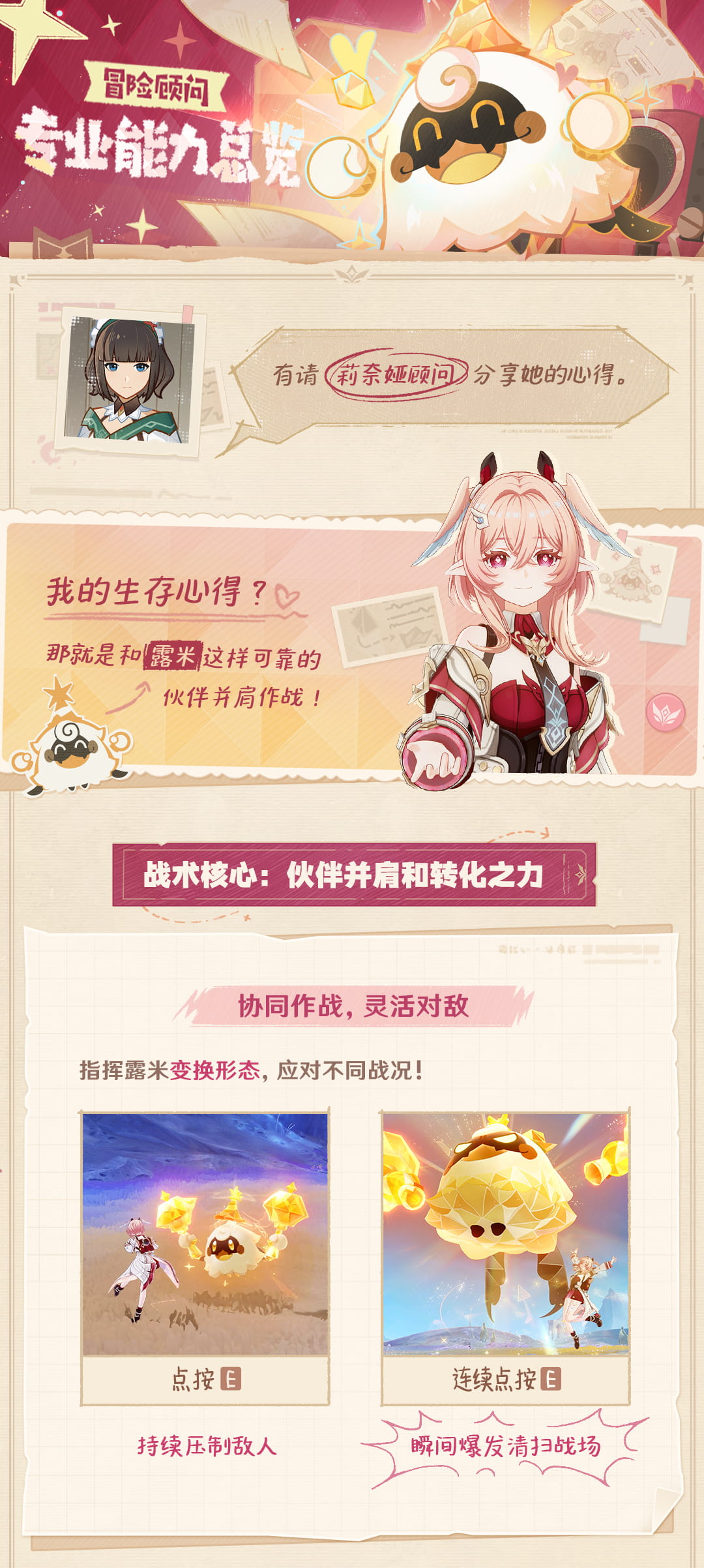 原神莉奈娅角色技能介绍