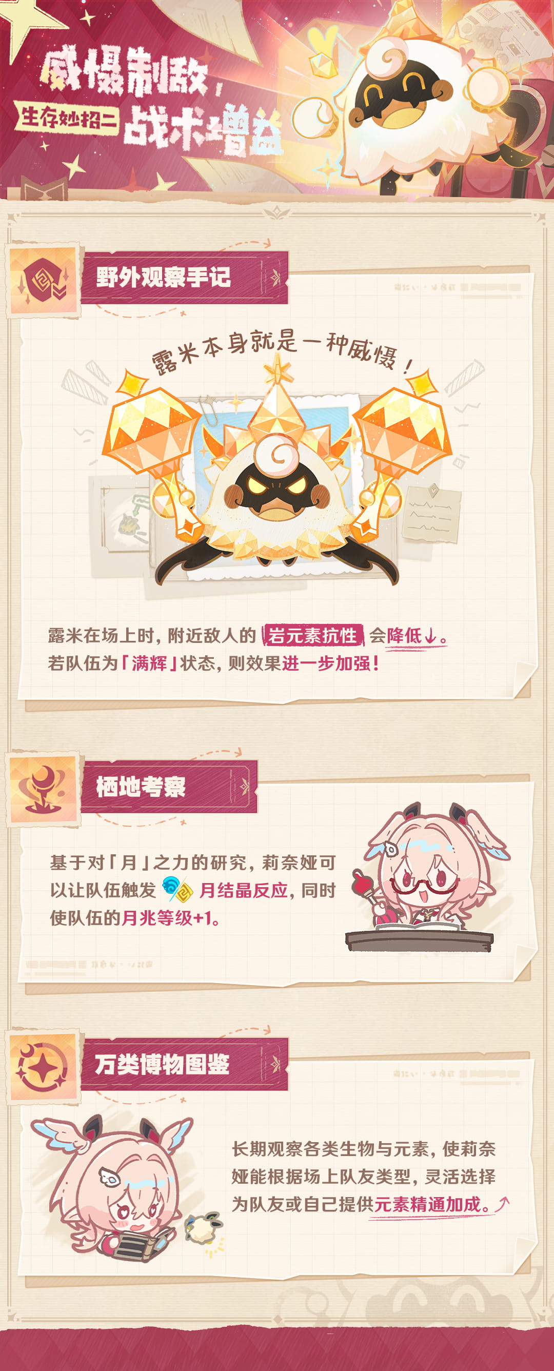 原神莉奈娅角色技能介绍