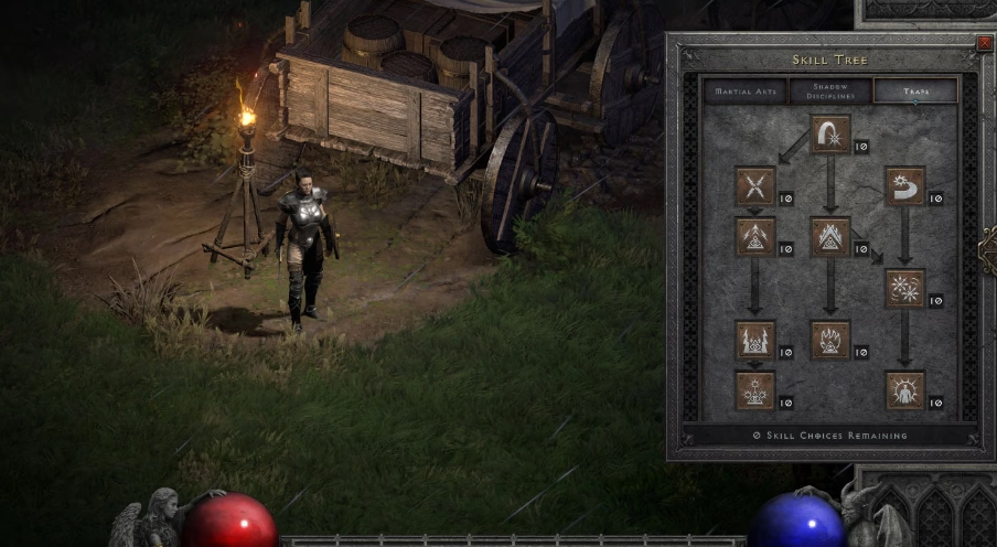 暗黑2重制版爆炸火弩法师BD加点攻略