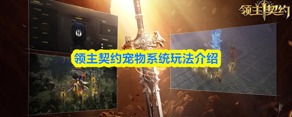 领主契约宠物系统玩法介绍