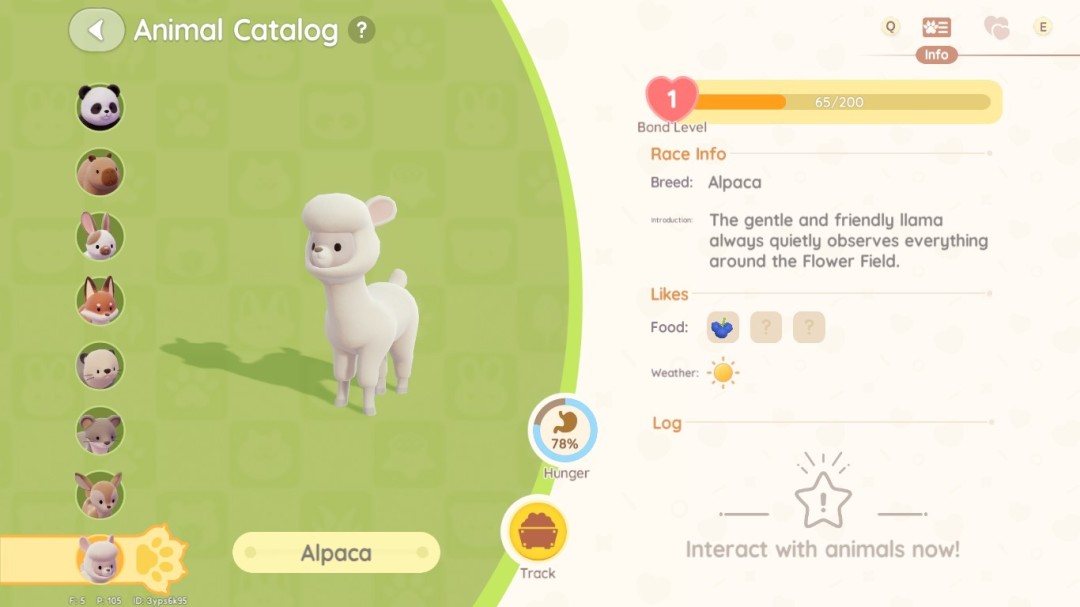 《心动小镇》羊驼介绍