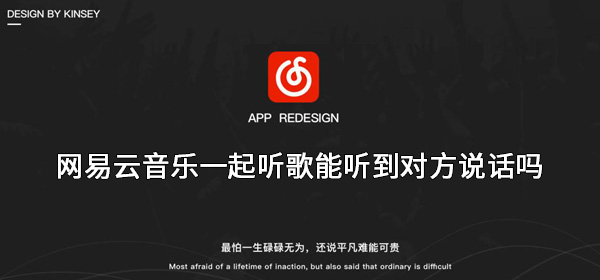 网易云一起听歌如何语音-网易云音乐一起听歌能听到对方说话吗
