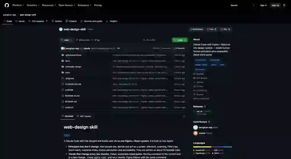 web-design-skill：UI UX 设计资源与效率工具指南_阿里西西